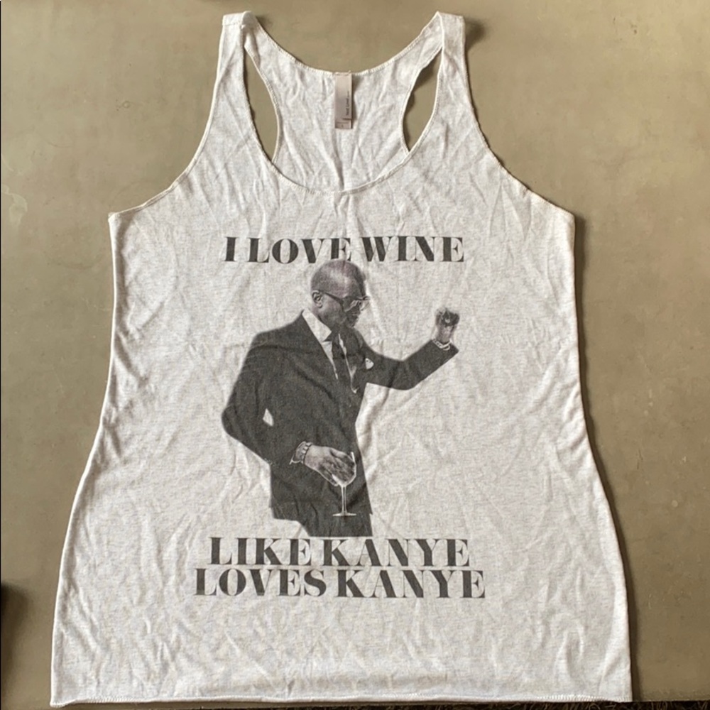 Novelty Kanye tank top